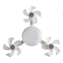 Ventilador de Bocal Drone 50W E27 Briled Branco Bivolt 3000/4000/6000K