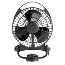 Ventilador de cabine SEEKR BORA II 12/24V Auto-Sensing DC 3Speed Black