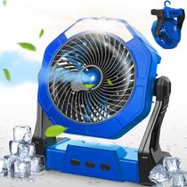 Ventilador de Camping com Nebulização Ausic - 8 Polegadas e Tanque de 250ml