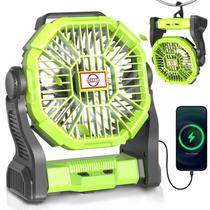 Ventilador de Camping Recargable AEscod 20000mAh con Linterna LED 270