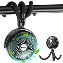 Ventilador de carrinho AMACOOL 5200mAh alimentado por bateria com tripé