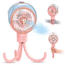 Ventilador de carrinho Ausic com névoa 100mL de nebulização portátil 100mL