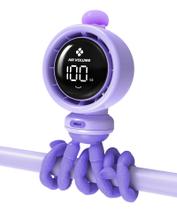 Ventilador de carrinho de bebê TRELC Large Blades LED 3800mA Recarregável Ventilador de carrinho de bebê TRELC Large Blades LED 3800mA Recarregável