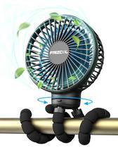 Ventilador de carrinho de criança FRIZCOL portátil recarregável 6000mAh 30Hrs