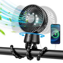 Ventilador de carrinho de criança WITHOUSE F2 20000mAh recarregável com banco de energia Ventilador de carrinho de criança WITHOUSE F2 20000mAh recarregável com banco de energia