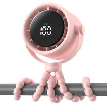 Ventilador de carrinho de passeio AMACOOL Portátil Recarregável Clip-on 17H Cooling