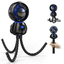 Ventilador de carrinho Koonie Astronaut Portable com tripé de 3 velocidades