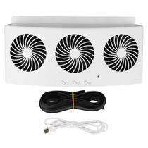 Ventilador de carro Cryfokt 4000 RPM 3 ventiladores 2 níveis USB 5V