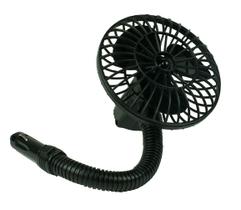 Ventilador de carro Koolatron 12V Mini Direct Plug-in com pescoço ajustável