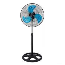Ventilador De Chao Coluna Forte Silencioso Turbo Coluna Pedestal 3 Velocidades Ajustavel Helice Grade Metal Oscilante
