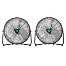 Ventilador de chão Tornado de 20 polegadas High Velocity Metal, pacote com 2 unidades, preto Ventilador de chão Tornado de 20 polegadas High Velocity Metal, pacote com 2 unidades, preto