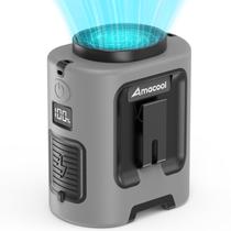 Ventilador de cintura AMACOOL Mini Bateria portátil Clip-on de 4 velocidades 24H