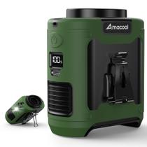 Ventilador de cintura AMACOOL Portable Clip On 10000mAh com luz 40h