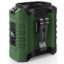 Ventilador de cintura Buvizas 2025 portátil 10000mAh com 5 velocidades verde Ventilador de cintura Buvizas 2025 portátil 10000mAh com 5 velocidades verde