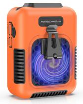 Ventilador de cintura de resfriamento Chapjoy com clipe de aço recarregável de 6000mAh