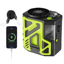 Ventilador de cintura houscly portátil 10000mAh 10 velocidades recarregável