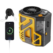 Ventilador de cintura houscly portátil Y12 10 velocidades 10000mAh recarregável