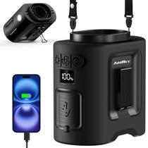 Ventilador de cintura portátil AddAcc 14500mAh bateria recarregável