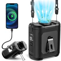 Ventilador de cintura portátil AIDIAM 2025 com bateria de 10000mAh 40H Ventilador de cintura portátil AIDIAM 2025 com bateria de 10000mAh 40H