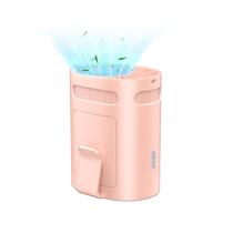 Ventilador de cintura portátil AJGJF Shirt Fan Clip Pink Power