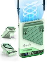 Ventilador de cintura portátil Grelife 2025 AI Recarregável 40h de tempo de execução Ventilador de cintura portátil Grelife 2025 AI Recarregável 40h de tempo de execução