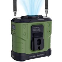 Ventilador de cintura portátil HIKEOUT 10000mAh 30H Runtime 5 velocidades