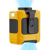 Ventilador de cintura portátil LOUISWARE 10000mAh recarregável amarelo