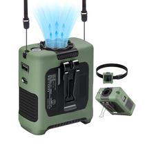 Ventilador de cintura portátil MRCHYDZ Strong Airflow 40H Runtime 10000mAh