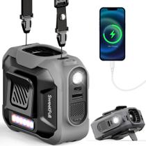 Ventilador de cintura portátil SWEETFULL 10000mAh Recarregável 24H RunTime