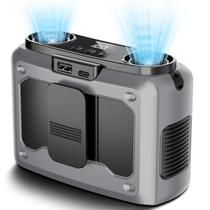 Ventilador de cintura portátil Wavmill 4 em 1 20000mAh recarregável cinza Ventilador de cintura portátil Wavmill 4 em 1 20000mAh recarregável cinza