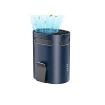 Ventilador de cintura QMKKX Clip-on, bateria recarregável 3500mAh, 4 velocidades