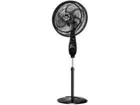 Ventilador de Coluna 30cm Turbo Mondial Preto e Prata 60W VT-30C-NB
