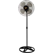 Ventilador De Coluna 50cm Oscilante GOLD Preto Grade de Aço Preta 200W Bivolt 69-5312 Ventidelta