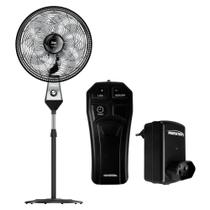 Ventilador De Coluna 50cm Silencioso Flow Turbo Com Controle PT-370 Preto