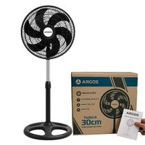 Ventilador de Coluna Argos Turbo 30cm 120W 110V ou 220V 3 Velocidades, Altura Regulável, Oscilante e Silencioso Ventilador de Coluna Argos Turbo 30cm 120W 110V ou 220V 3 Velocidades, Altura Regulável, Oscilante e Silencioso