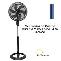 Ventilador de coluna Britânia Maxx Force 170W BVT451