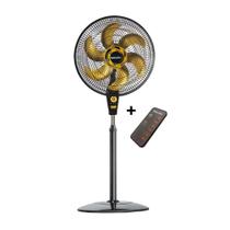 Ventilador de coluna Mallory Air Timer TS+ Preto/Dourado - Com controle remoto