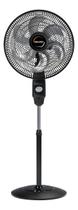 Ventilador De Coluna Mallory Éolo Preto E Grafite - Cor Das Pás Prateado Diâmetro 40 Cm Material Das Pás Plástico Quanti