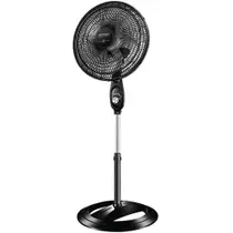 Ventilador de Coluna Mondial Super Power 40cm 6 Pás140W VSP-40C-NB 110 Volts Preto/Prata