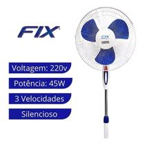 Ventilador De Coluna Pedestal Branco 45W 40Cm Fix - 220V