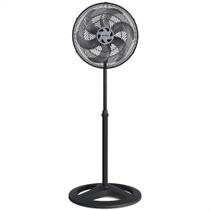 Ventilador De Coluna Preto 40Cm Turbo 6 Pás Oscilante Ventisol 220V