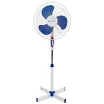 Ventilador de Coluna Silencioso 3 Pás com Ajuste de Altura e 3 Velocidades Branco Luminarte