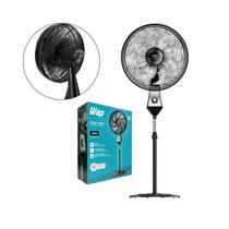 Ventilador de Coluna Silencioso 8 Pás 180W Flow Turbo Wap