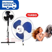 Ventilador de Coluna Turbo Silencioso Pedestal 130cm Potente 3 Velocidades 110v COR SORTIDA