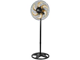 Ventilador De Coluna Venti-Delta Linha Delta Free 40cm 6 Pás Grade De Aço 140W Bivolt Cor Preto
