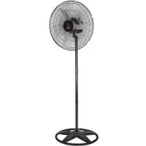 Ventilador De Coluna Venti-Delta Linha Ventura 60cm 3 Pás Grade De Aço 150W Bivolt Cor Preto