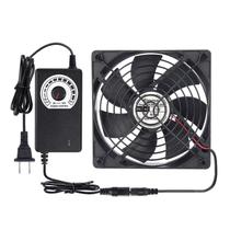 Ventilador de computador Eiovnur 120mm AC de velocidade variável 110-240V