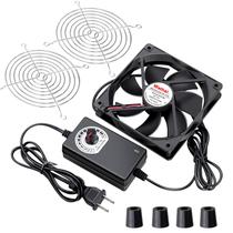 Ventilador de computador Wathai 120 mm x 25 mm Alimentado por AC 12V com controle de velocidade