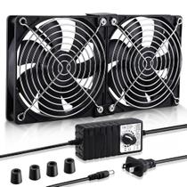 Ventilador de computador Wathai Big Airflow 2 x 120 mm 240 mm com plugue AC
