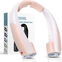 Ventilador de Cuello Recargable y Portátil VOSFEEL 20H Rosa